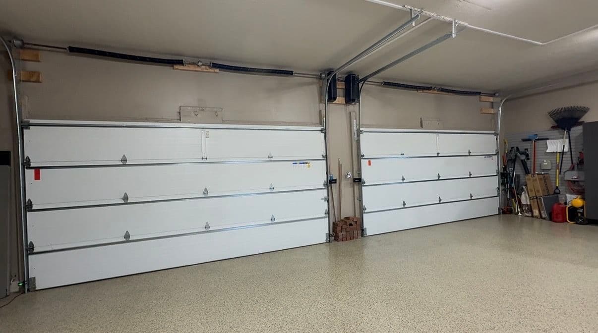 Gallery photos for High-Lift Garage Door Conversion That Actually Unlocks Overhead Space: Image #2