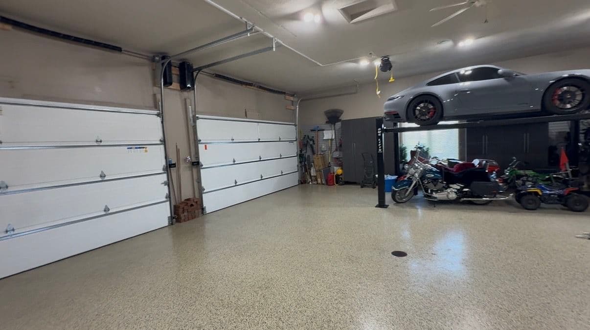 Gallery photos for High-Lift Garage Door Conversion That Actually Unlocks Overhead Space: Image #3