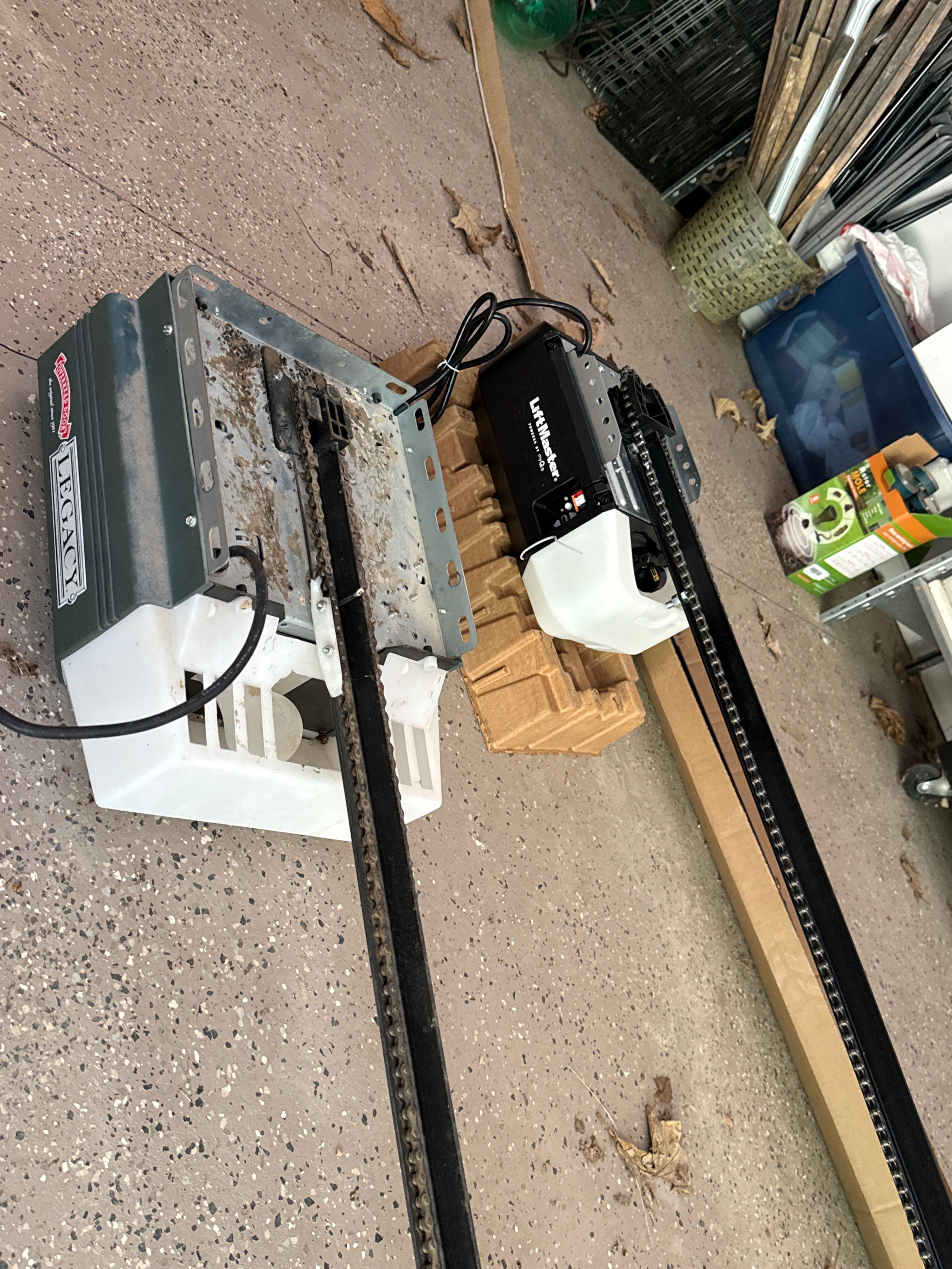 Project Old Legacy Opener Out, New LiftMaster In image